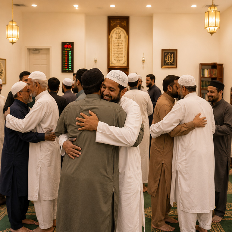 Hamza Masjid community gathering